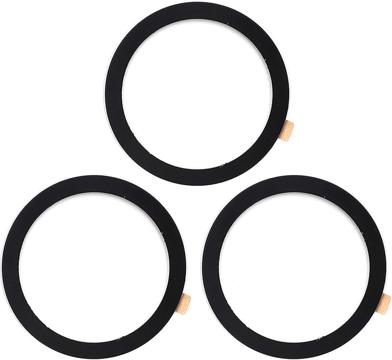 Set of 3 Metal Ring Stickers for Phone Mounts