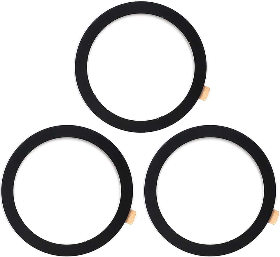 Set of 3 Metal Ring Stickers for Phone Mounts