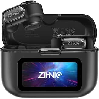 Wireless Clip-On Earbuds with Mic and Noise Cancellation