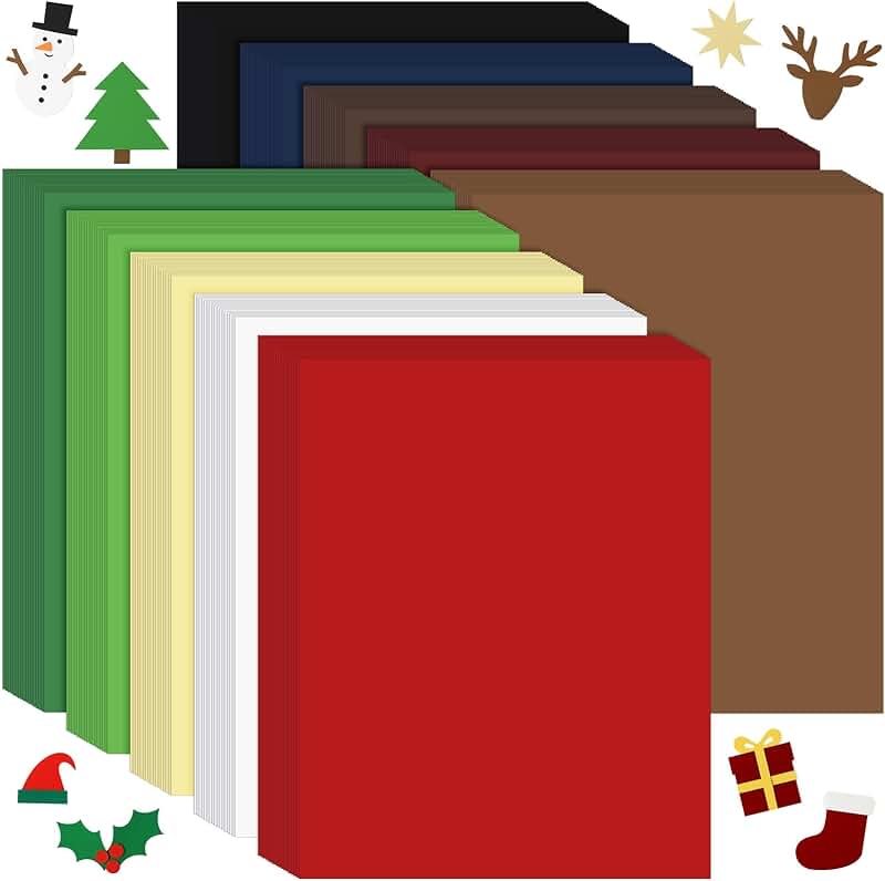 250 Sheets of Pastel Colored Cardstock for Crafts and School Projects