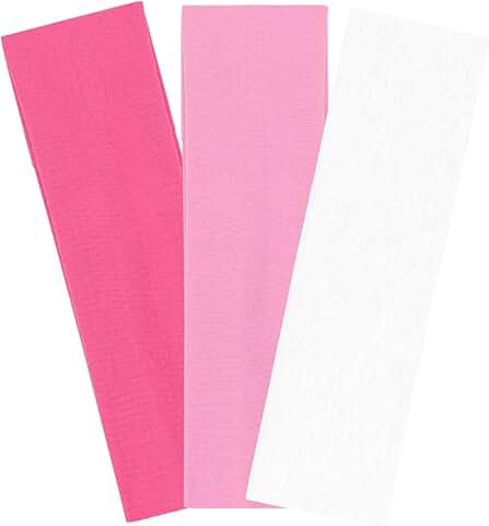 Set of 3 Non-Slip Elastic Sweat Hairbands for Women
