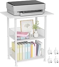 3-Tier Large Printer Stand with Wheels