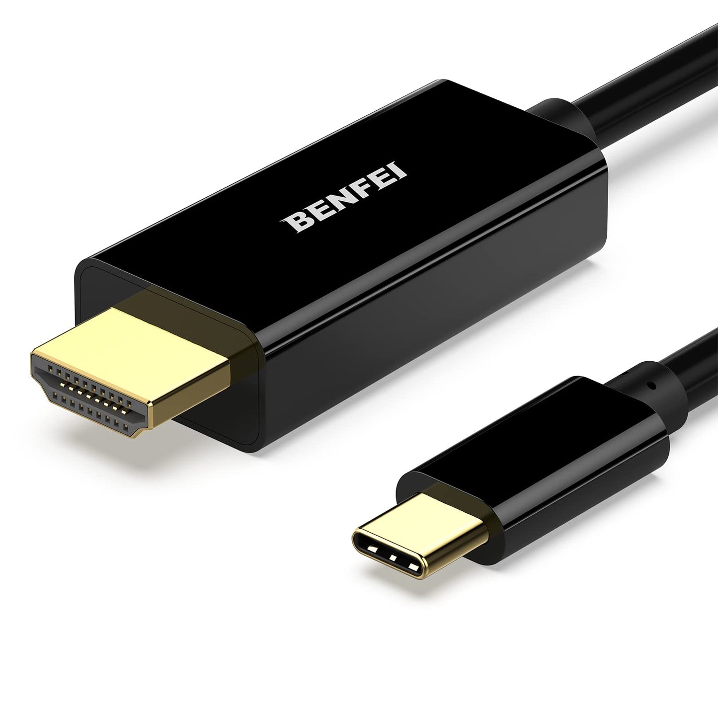 USB C to HDMI Cable, USB Type-C to HDMI 6 Feet Cable [Thunderbolt 3 Compatible] for MacBook Pro 2020/2019/2018, MacBook Air/iPad Pro 2018, Samsung Galaxy S10/S9, Surface Book 2 and More