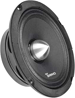 6.5 Inch Midrange Speaker, 500W, 4 Ohm, Shallow Mount