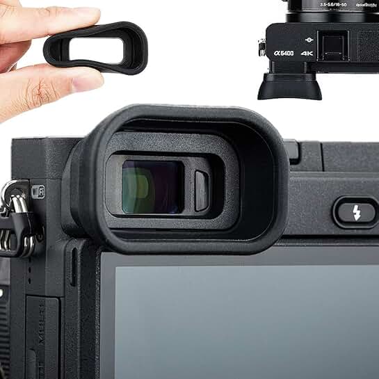 Soft Silicon Camera Viewfinder Eyecup for A6600, A6500, A6400