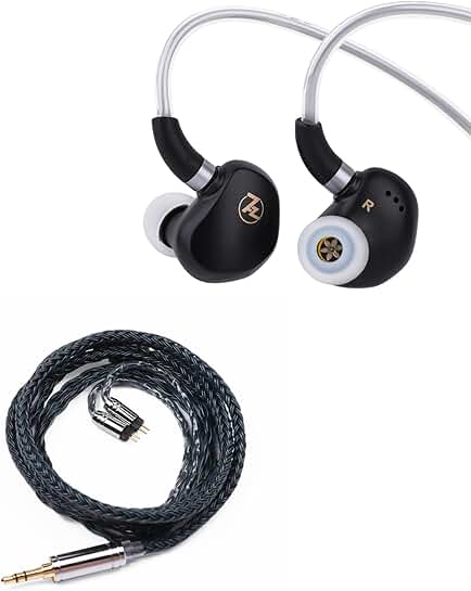 7HZ G1 In-Ear Monitor with Silver Cable