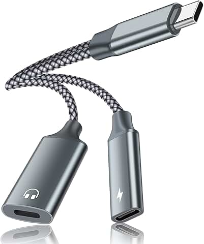 USB C to Lightning Audio and Charging Adapter