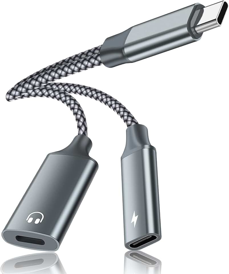 USB C to Lightning Audio and Charging Adapter