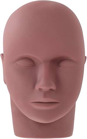 Eyelash Practice Training Head for Makeup and Cosmetology