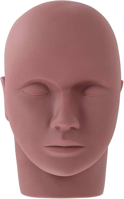 Eyelash Practice Training Head for Makeup and Cosmetology