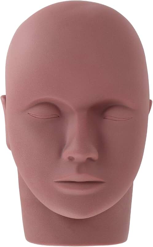 Eyelash Practice Training Head for Makeup and Cosmetology