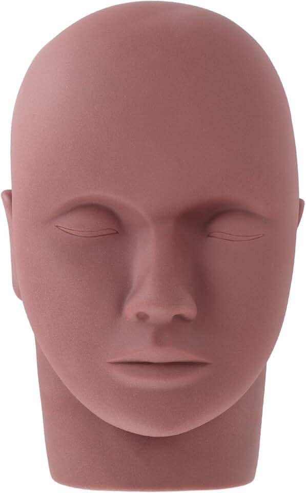 Eyelash Practice Training Head for Makeup and Cosmetology