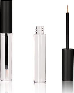 50 Pack Matte Black 10ml Eyeliner Tube Set
