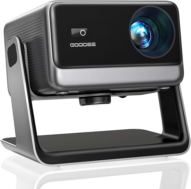 Portable WiFi and Bluetooth Video Projector with 4K and Dolby Audio