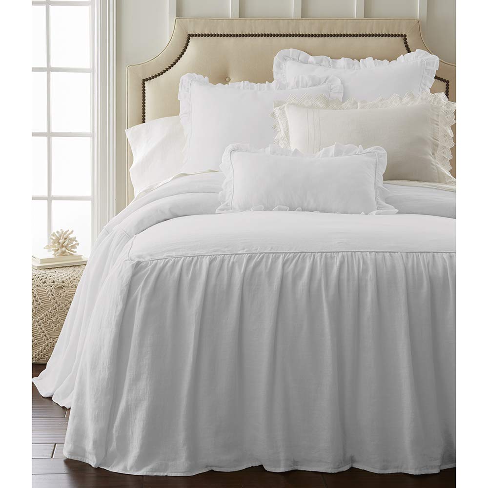 Kenia Bedspread, Twin, White