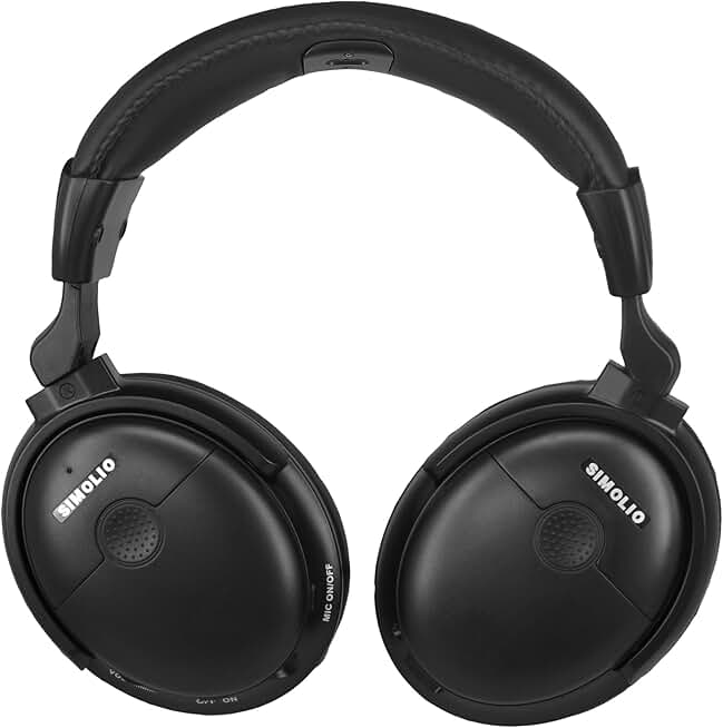 Wireless TV Headset Receiver for In-Ear and Over-Ear Use