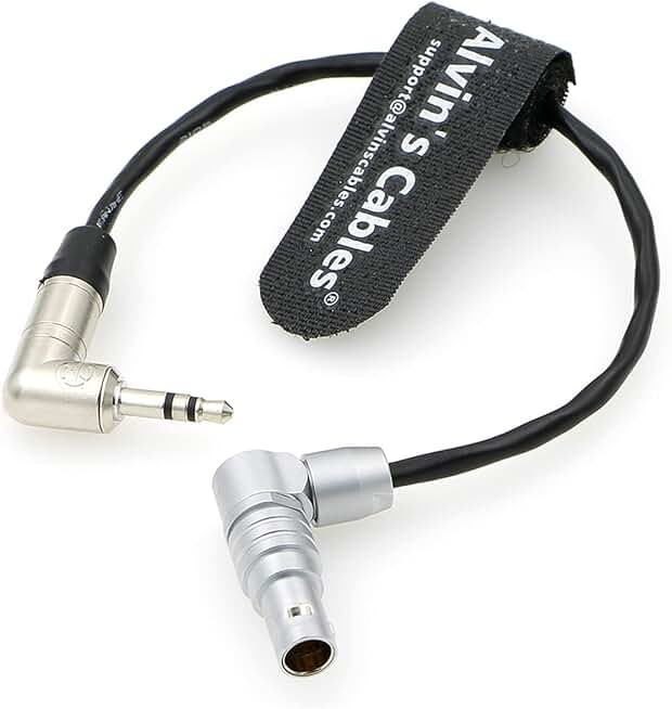 Timecode Cable for Red Komodo Tentacle Sync 3.5mm TRS to 9-Pin, 20cm