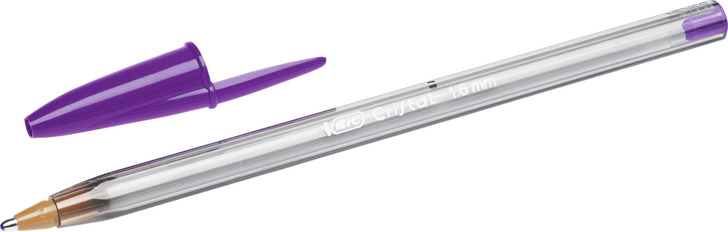 Set of 15 Multicolour Ballpoint Pens with Wide Tip