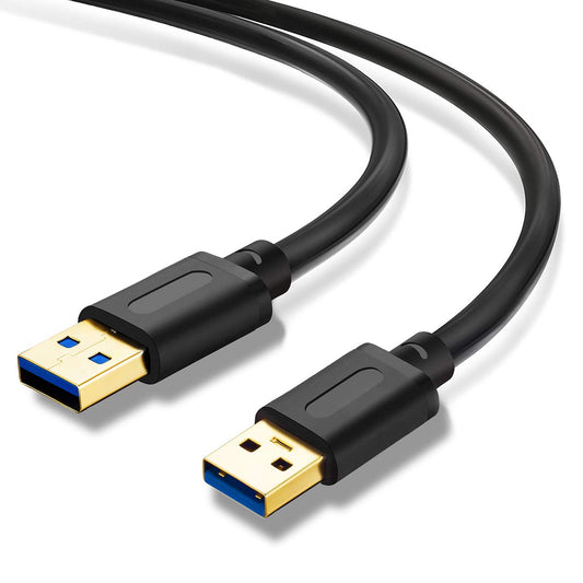 USB 3.0 A to A Male Cable 3Ft for Hard Drives and Devices