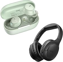 Lightweight Wireless Earbuds and Over Ear Headphones