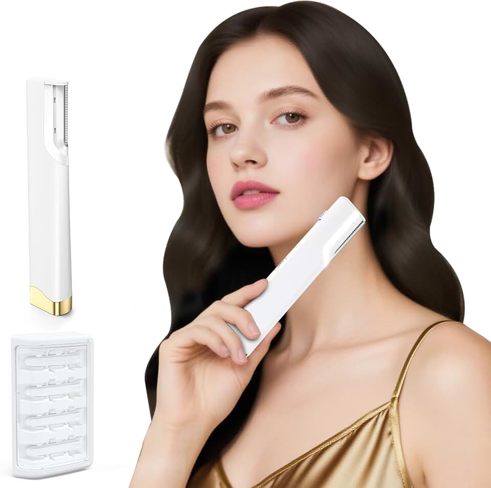 Rechargeable Facial Dermaplane Razor with 5 Blades