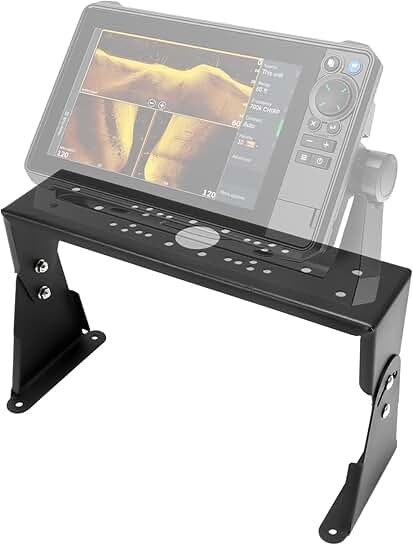 Adjustable Fish Finder Mount for Boats with Foot Space