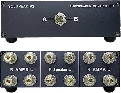 2-In 2-Out Speaker Switcher and Splitter