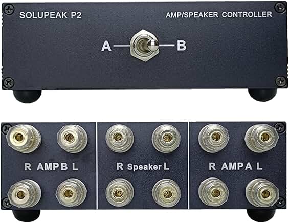 2-In 2-Out Speaker Switcher and Splitter