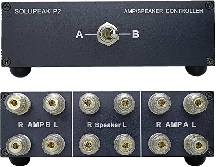 2-In 2-Out Speaker Switcher and Splitter