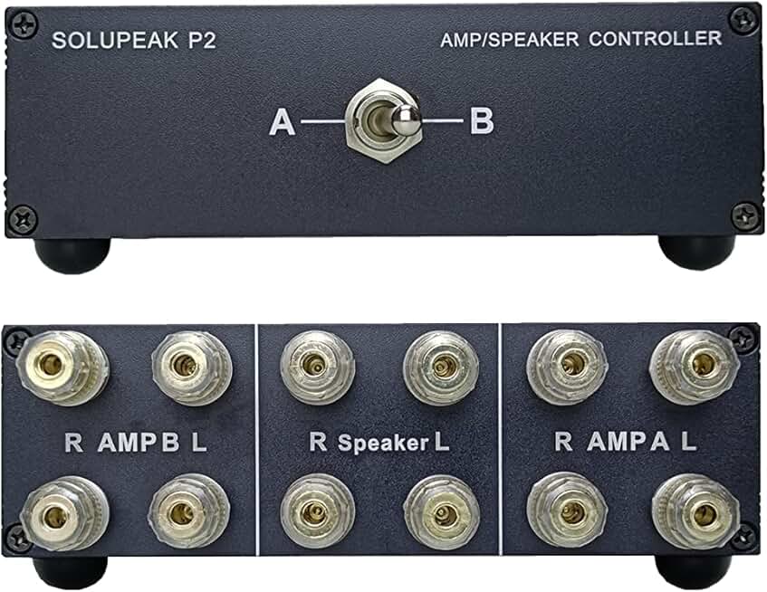 2-In 2-Out Speaker Switcher and Splitter