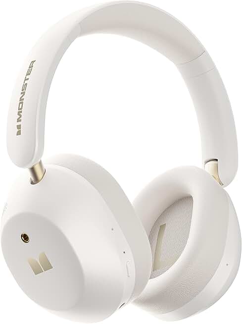 Wireless Over-Ear Noise Cancelling Headphones with 60H Playtime