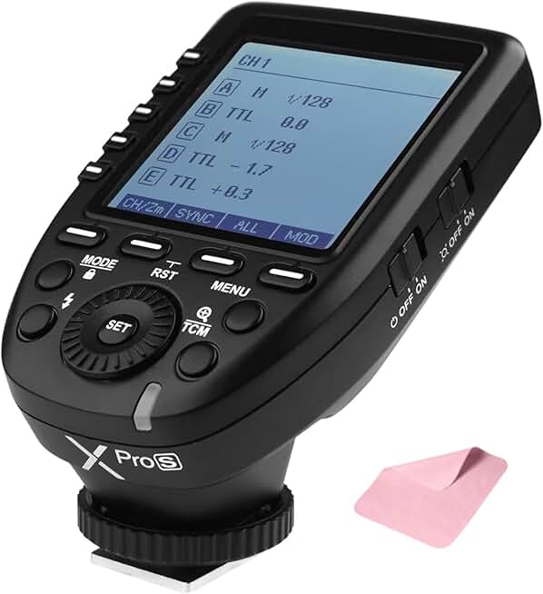 Wireless Flash Trigger for Sony Cameras with Large Screen