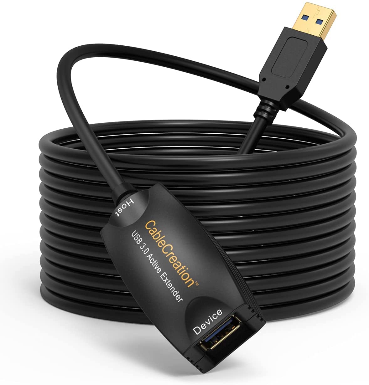 Active USB 3.0 Extension Cable 16.4 FT, USB 3.0 Extender Male to Female Cord with Signal Booster, Compatible with Oculus Quest 2, and Rift Sensor, Steam VR, Gaming PC, 5 Meters
