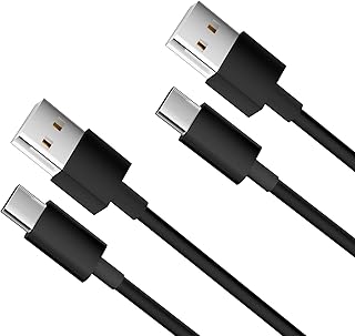 Two USB A to USB C fast charging cables