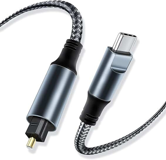 6Ft USB C to Optical Audio Cable for TV and Sound Systems