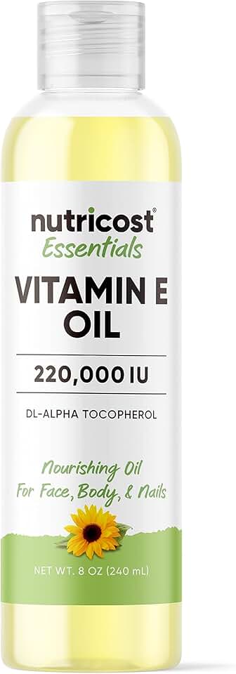 Vitamin E Oil for Skin, Hair, and Nails, 8 oz