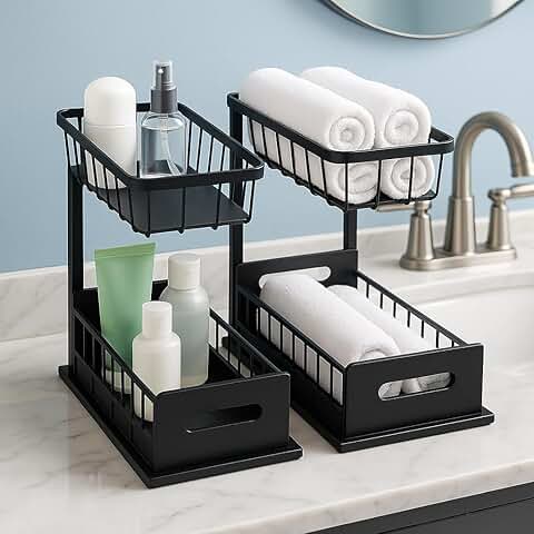 Two-Tier Under Sink Organizer Set
