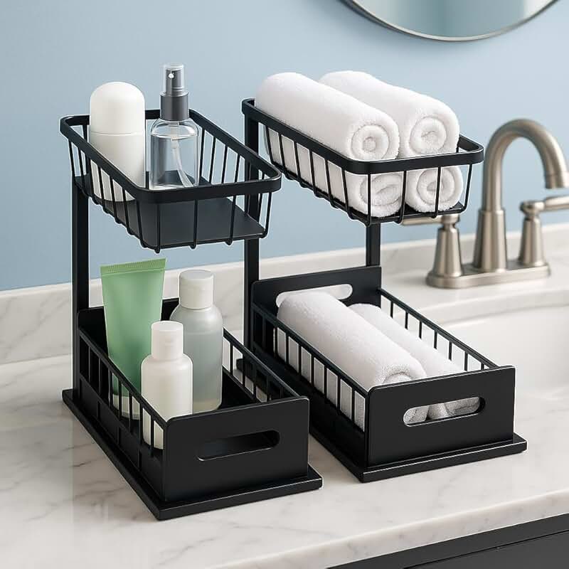 Two-Tier Under Sink Organizer Set