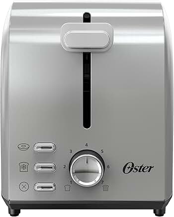 2-Slice Toaster with Wide Slots and Bagel Setting