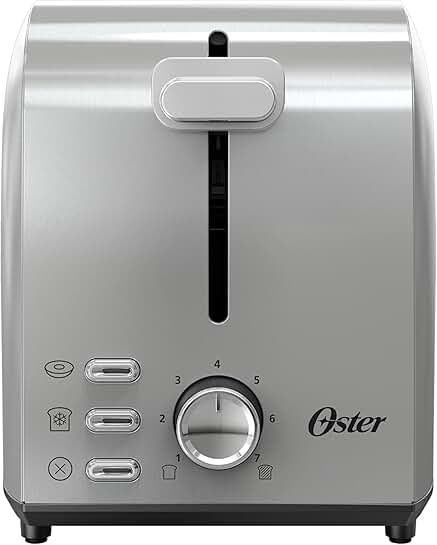 2-Slice Toaster with Wide Slots and Bagel Setting