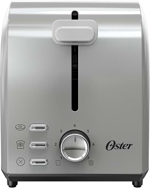 2-Slice Toaster with Wide Slots and Bagel Setting