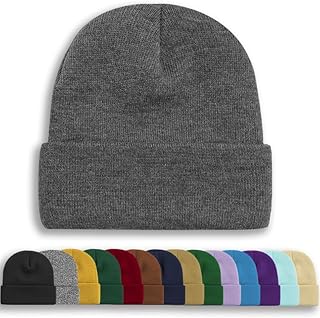 Unisex Knitted Winter Beanie for Men and Women