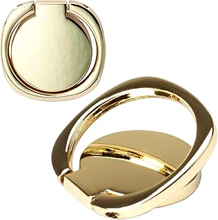 Two Matte Rounded Corners Phone Ring Holders with 360° Rotation
