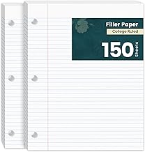 150 Sheets College Ruled Loose Leaf Paper