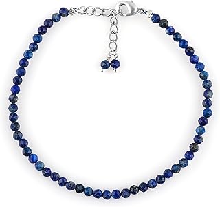 Natural Lapis Lazuli Crystal Bracelet, 7+1 inch