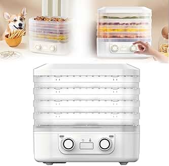 5-Layer Food Dryer with Adjustable Timer and Temperature