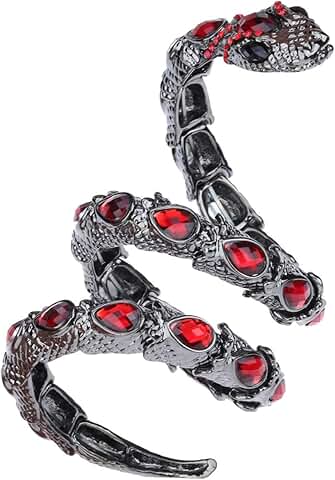 Women's Crystal Snake Bracelet Fits 6.5-8 Inches