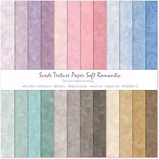 Bright Colored Double-Sided Cardstock Pack, 24 Sheets