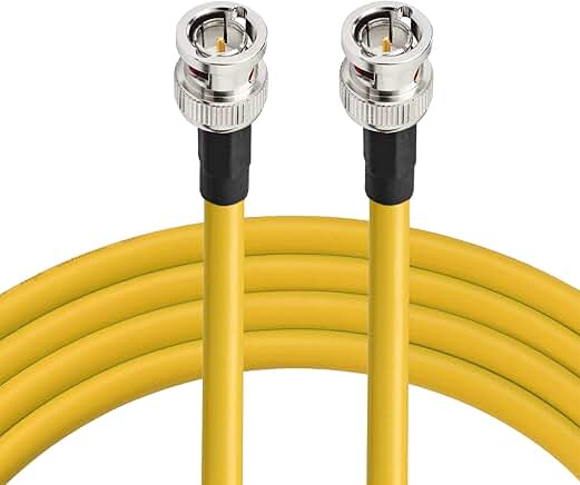 50ft SDI Cable for 3G/6G/12G Video, BNC, 75 ohm