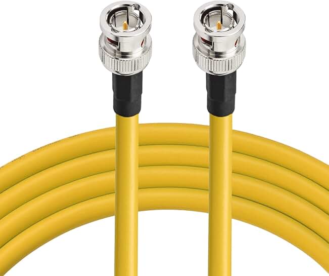 50ft SDI Cable for 3G/6G/12G Video, BNC, 75 ohm